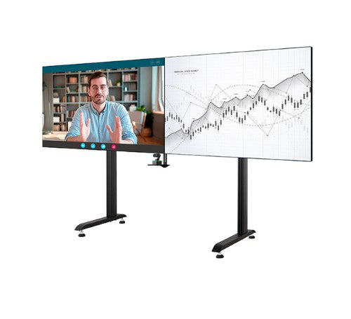 B-Tech SYSTEM X - XXL Twin Screen VC Stand (VESA 1000 x 800)