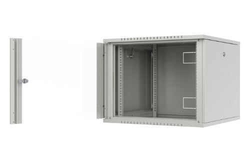 Lanview RWF09U66WH rack cabinet 9U Wall mounted rack White