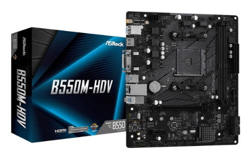 Asrock B550M-HDV AMD B550 Socket AM4 micro ATX