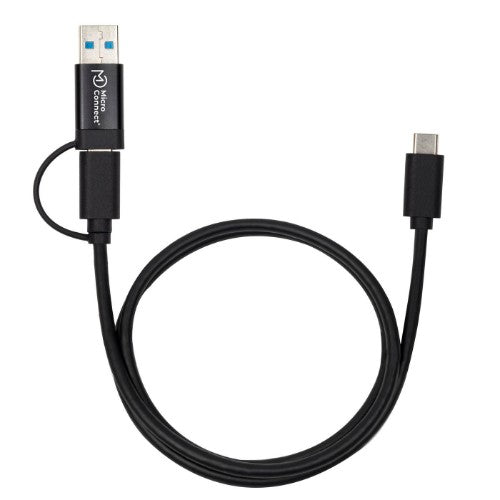 Microconnect USB3.1CCA1 USB cable USB 3.2 Gen 1 (3.1 Gen 1) 1 m USB C Black