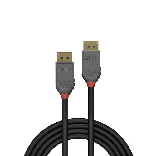Lindy 7.5m DisplayPort 1.2 Cable, Anthra Line