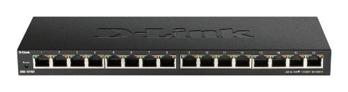 D-Link DGS-1016S Unmanaged Gigabit Ethernet (10/100/1000) Black