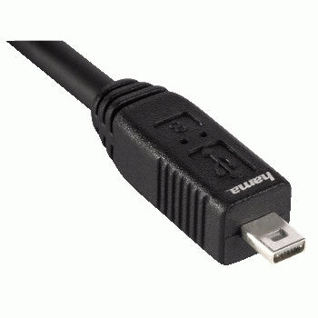 Hama USB 2.0 Cable, 1.8m USB cable USB A 0.48 Gbit/s Black
