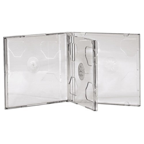 Hama CD Double Jewel Case, Pack 5 2 discs Transparent