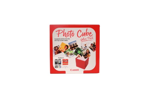 Canon 5225B012/PG-540+CL-541 Printhead cartridge multi pack black / color Cube + Photopaper PP-201 13x13cm 40 sheet 180pg+180pg Pack=2 for Canon Pixma MG 2150/MX 370