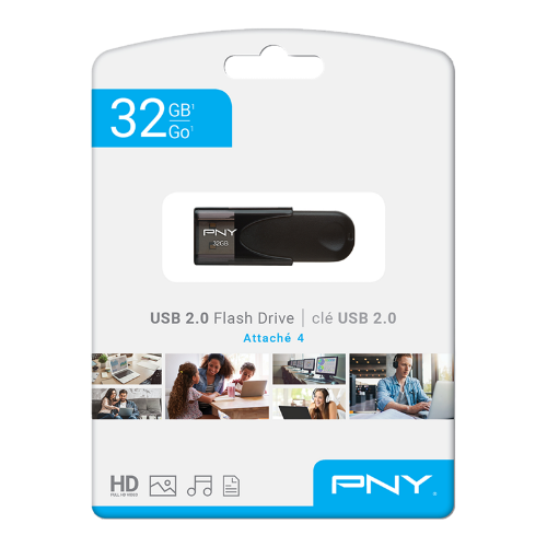 PNY Attaché 4 2.0 32GB USB flash drive USB Type-A Black