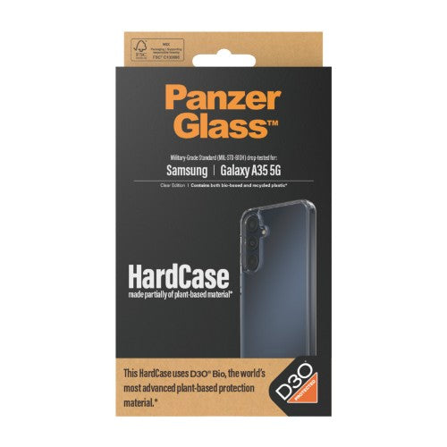 PanzerGlass ® HardCase Transparent w. D3O® Samsung Galaxy A35 5G