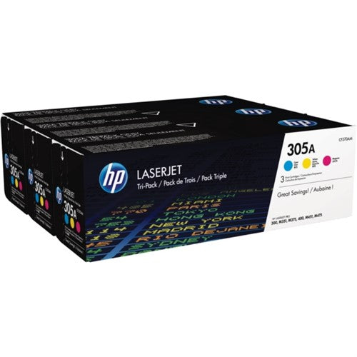 HP CF370AM/305A Toner cartridge MultiPack C,M,Y, 3x2.6K pages ISO/IEC 19798 Pack=3 for HP LaserJet M 375