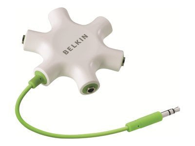Belkin F8Z274BT audio splitter Green, White