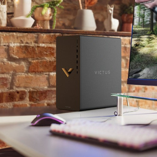 Victus by HP 15L TG02-2001na Intel® Core™ i5 i5-14400F 16 GB DDR4-SDRAM 512 GB SSD NVIDIA GeForce RTX 3050 Windows 11 Home Tower PC Black