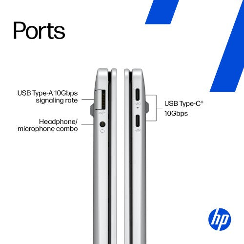 HP OmniBook 5 NGAI OmniBook 5 Next Gen AI 14-he0001na Copilot+ PC Snapdragon X1-26-100 Laptop 35.6 cm (14") 2K 16 GB LPDDR5x-SDRAM 512 GB SSD Wi-Fi 6E (802.11ax) Windows 11 Home Silver