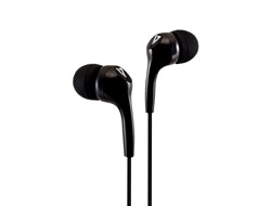 V7 Stereo Earbuds , Lightweight, In-Ear Noise Isolating, 3.5 mm, Black