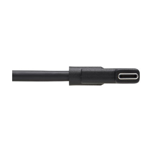 Tripp Lite U420-02M-RA USB-C Cable (M/M) - USB 3.2 Gen 1 (5 Gbps), Thunderbolt 3 Compatible, Right-Angle Plug, 2 m (6.6 ft.)