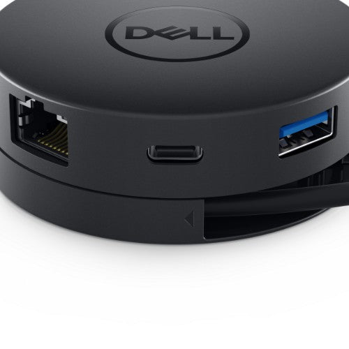 DELL Mobile Adapter DA300 Wired USB 3.2 Gen 2 (3.1 Gen 2) Type-C Black