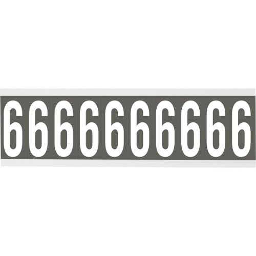 Brady CNL1GR 6 self-adhesive label Rectangle Removable Grey, White 250 pc(s)