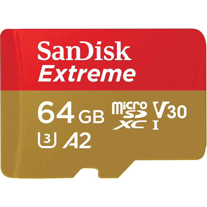 SanDisk Extreme 64 GB MicroSDXC UHS-I Class 10