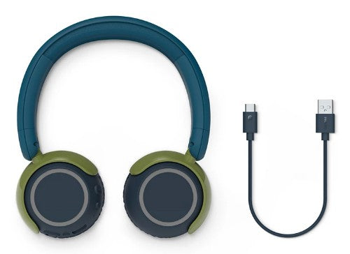 Philips 4000 series TAK4200CT/00 headphones/headset Wireless Head-band Calls/Music Bluetooth Blue, Green