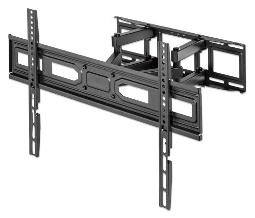 Manhattan Wall Mount for TV & Monitors (Full Motion), For screens 32" to 65", VESA compatability: all between 100x100mm and 600x400mm - check the dimensions of the four mounting holes on back of screen to ensure it fits, Max 40kg, Black, Bracket, Lifetime