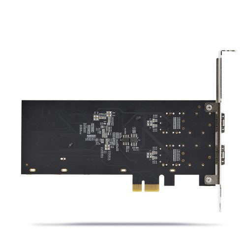 StarTech.com 2-Port GbE SFP Network Card, PCIe 2.0 x1, Intel I350-AM2 2x 1GbE Controller, 1000BASE Copper/Fiber Optic, Dual-Port Gigabit Ethernet NIC, Desktop/Server Backplanes - Windows and Linux Compatible