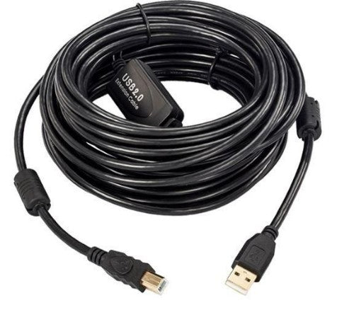 Microconnect USBAB5B-ACTIVE USB cable USB 2.0 5 m USB A USB B Black
