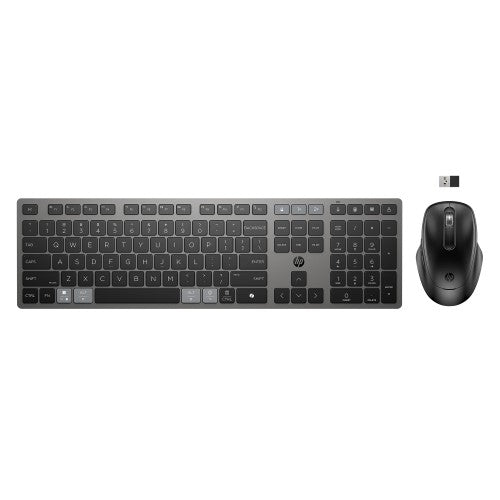 HP 720 Multi-Device Rechargeable Wireless Keyboard and Mouse Combo