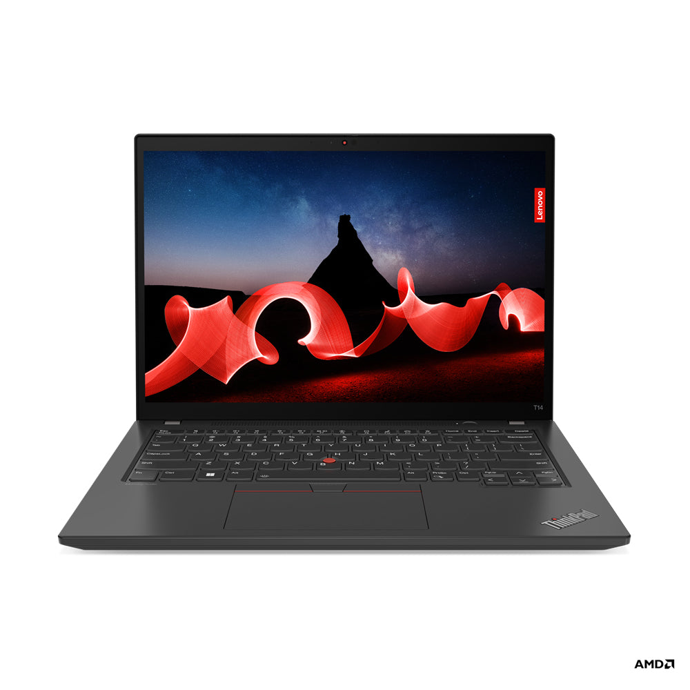 Lenovo ThinkPad T14 Gen 4 (AMD) AMD Ryzen™ 7 PRO 7840U Laptop 35.6 cm (14") WUXGA 16 GB LPDDR5x-SDRAM 512 GB SSD Wi-Fi 6E (802.11ax) Windows 11 Pro Black