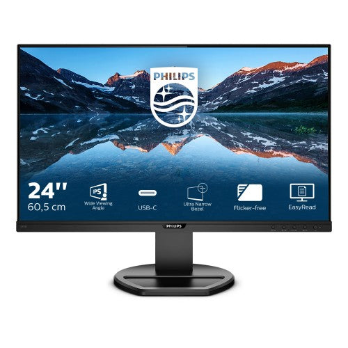 Philips B Line 243B9/00 computer monitor 60.5 cm (23.8") 1920 x 1080 pixels Full HD LED Black