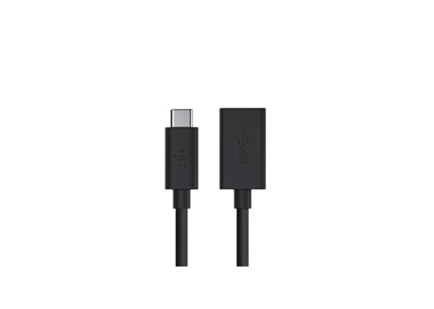 Belkin F2CU036btBLK USB cable USB 3.2 Gen 1 (3.1 Gen 1) USB C USB A Black