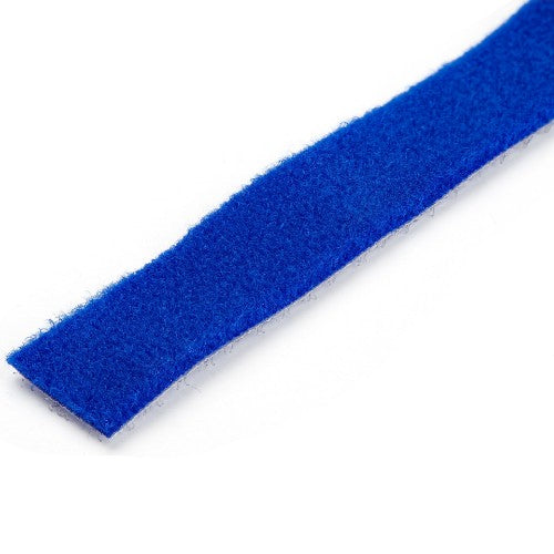 StarTech.com 100ft Hook and Loop Roll - Cut-to-Size Reusable Cable Ties - Bulk Industrial Wire Fastener Tape /Adjustable Fabric Wraps Blue / Resuable Self Gripping Cable Management Straps