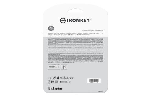 Kingston Technology IronKey 64GB Vault Privacy 50 AES-256 Encrypted, FIPS 197