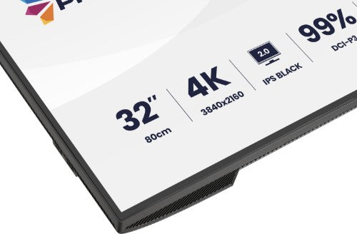 iiyama ProGraphic HB3201UHSNP-B1 computer monitor 80 cm (31.5") 3840 x 2160 pixels Black