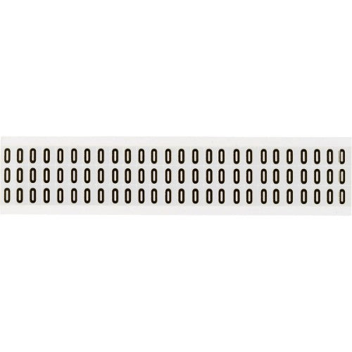 Brady NL-W05-O-CAP self-adhesive label Rectangle Removable Black, White 1950 pc(s)