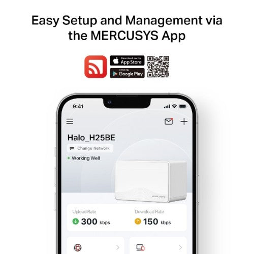 Mercusys BE3600 Whole Home Mesh Wi-Fi 7 System