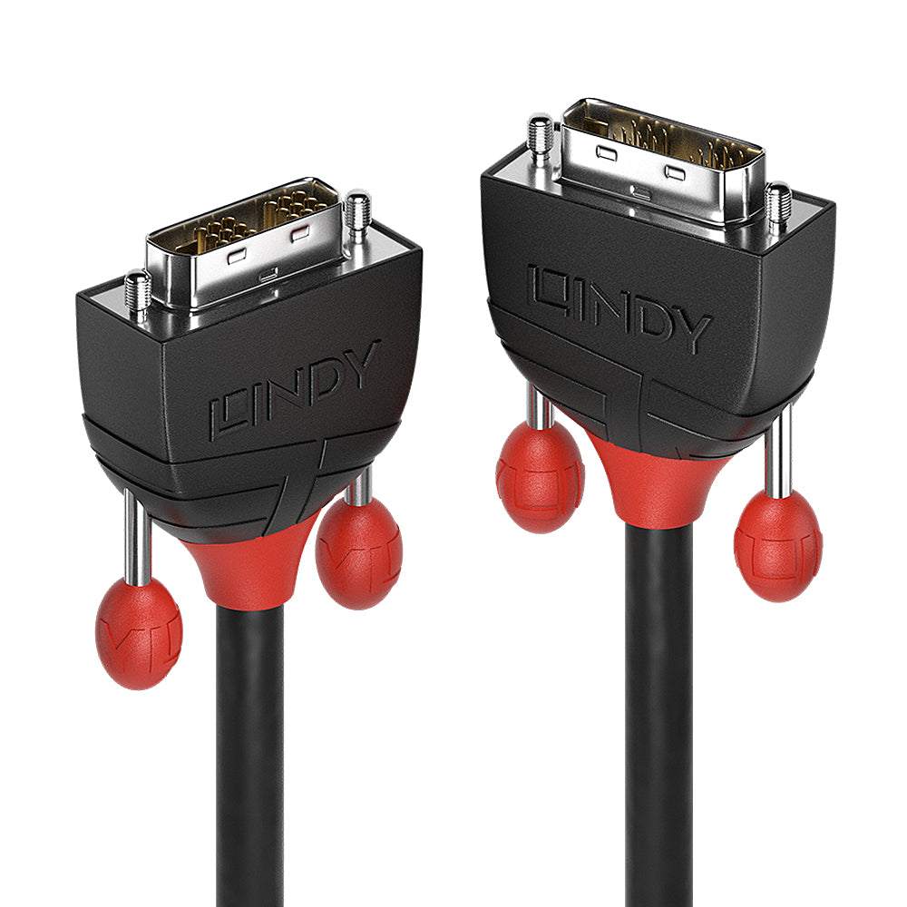 Lindy 3m DVI-D Single Link Cable, Black Line