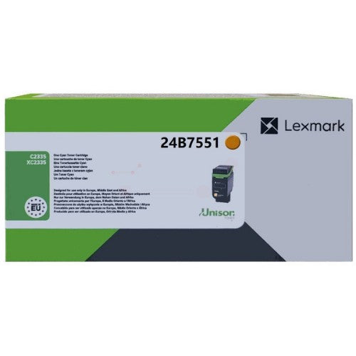 Lexmark 24B7551 Toner-kit yellow, 11.7K pages ISO/IEC 19752 for Lexmark C 2335