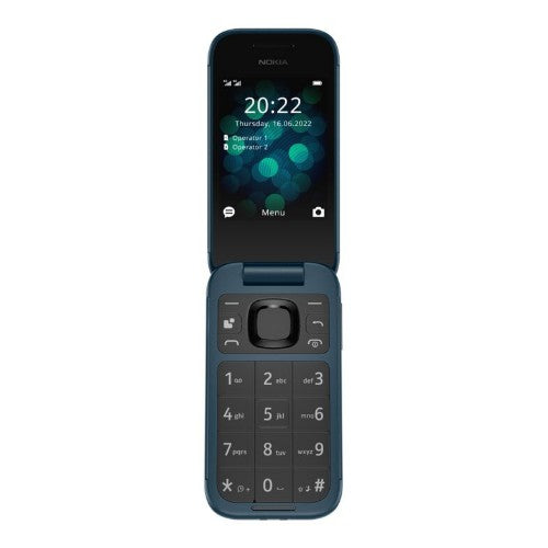 Nokia 2660 Flip - 4G, VoLTE, 2,8"+1,77", 0,3MP, 48MB/128MB, Blue