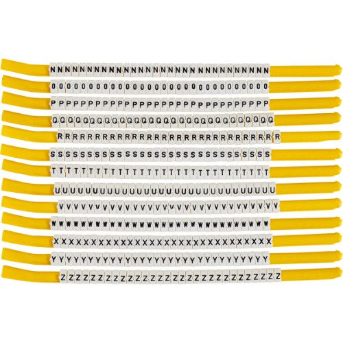 Brady SCNC-18-N-Z cable marker Black, White Nylon 390 pc(s)