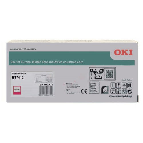OKI 46507622 Toner-kit magenta, 11.5K pages for OKI ES 7412