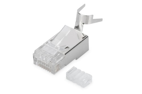 Digitus Modular Plug for Round Cable, CAT 6A, shielded, Pass through connector