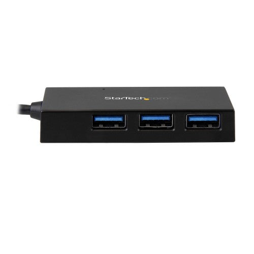 StarTech.com 4-Port USB-C Hub - USB-C to 1x USB-C and 3x USB-A - USB 3.0 Hub~4-Port USB-C Hub - USB-C to 1x USB-C and 3x USB-A - USB 3.0 Hub - 5Gbps