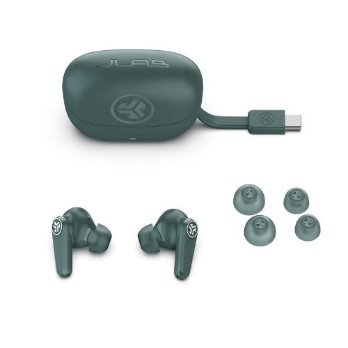 JLab Go Pods ANC Headset True Wireless Stereo (TWS) In-ear Calls/Music Bluetooth Green