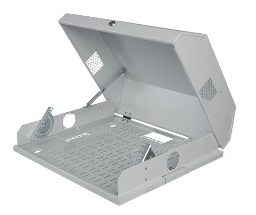Lanview RWSLMWH rack cabinet 8U Wall mounted rack White