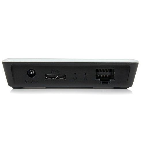 StarTech.com USB 3.0 to Gigabit Ethernet NIC Network Adapter with 3 Port Hub - White
