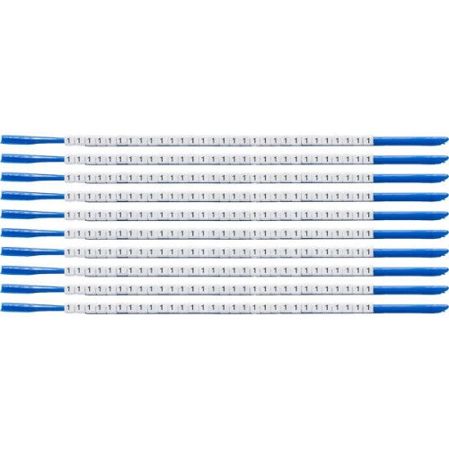 Brady SCN-07-1 cable marker Black, White Nylon 300 pc(s)