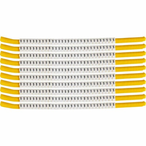 Brady SCN-18-1 cable marker Black, White Nylon 300 pc(s)