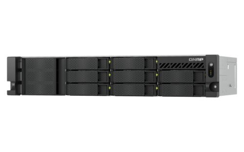 QNAP TS-855EU-RP NAS Rack (2U) Intel Atom® C5125 8 GB DDR4 0 TB QuTS hero Black