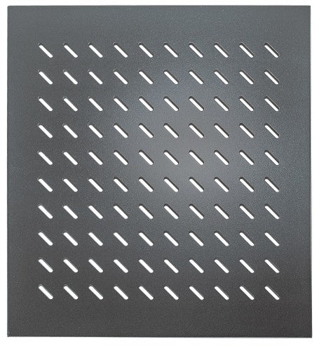 Intellinet 19" Fixed Shelf, 1U, 525mm Depth, Max 50kg, Black