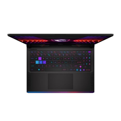 MSI Gaming Raider GE68 HX 14VHG-291UK Intel® Core™ i9 i9-14900HX Laptop 40.6 cm (16") Quad HD+ 32 GB DDR5-SDRAM 2 TB SSD NVIDIA GeForce RTX 4080 Wi-Fi 7 (802.11be) Windows 11 Home Black