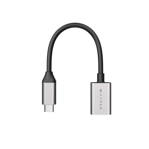 HYPER HD425D-GL USB cable 0.0176 m USB 3.2 Gen 2 (3.1 Gen 2) USB C USB A Black, Silver