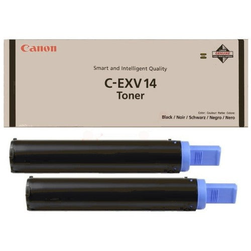 Canon 0384B002/C-EXV14 Toner black twin pack, 2x8.3K pages 460 grams Pack=2 for Canon IR 2018/2020